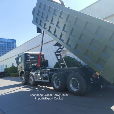Shacman F3000 Ağır Hizmet Tipi Damperli Kamyon, 380HP Motor ve 8x4 Çekiş, 50 ton Yük Kapasitesi
