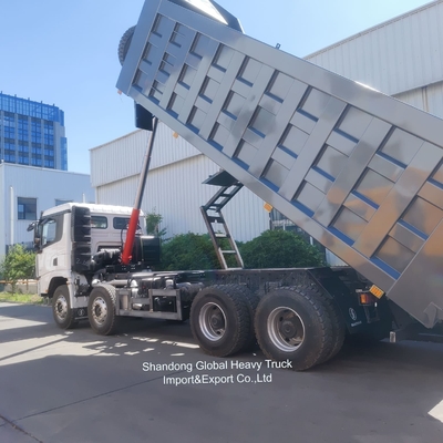 Yüksek Performanslı Maden Shacman 8*4 f3000 371/380/400/430HP Euro 2 Çöp Kamyonları