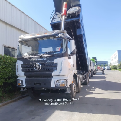 Yüksek Performanslı Maden Shacman 8*4 f3000 371/380/400/430HP Euro 2 Çöp Kamyonları