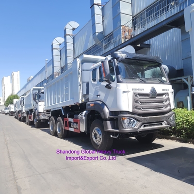 12 Tekerlekli Hohan Kullanılmış Sinotruk HOWO 8X4 Ex N Nx Dump Tipper Truck 371HP 380HP