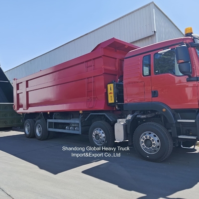 Sinotruk / HOWO Sitrak F3000 A7 371HP 8X4 6X4 Tracotor Manual Dump Tipper Kullanılmış Kamyon
