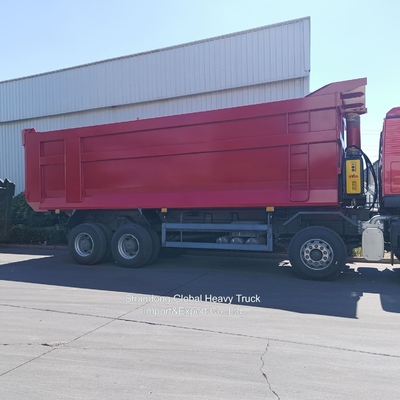 Sinotruk / HOWO Sitrak F3000 A7 371HP 8X4 6X4 Tracotor Manual Dump Tipper Kullanılmış Kamyon