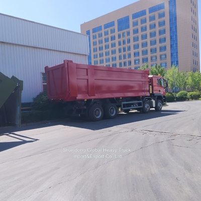 Sinotruk / HOWO Sitrak F3000 A7 371HP 8X4 6X4 Tracotor Manual Dump Tipper Kullanılmış Kamyon