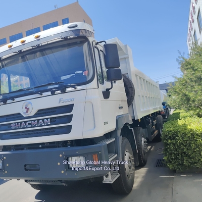 Shacman 30m3 Largo Kutusu 8X4 12 Tekerlekli Ağır Güçlü Çöp Kamyonu 400HP Dizel Motor Yeni Durumlu Çöp Kamyonu
