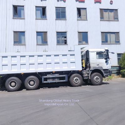 Shacman F3000 8x4 Çekişli 380hp Beygir Gücü 31-40t Yük Kapasiteli Ağır Hizmet Tipi Damperli Kamyon