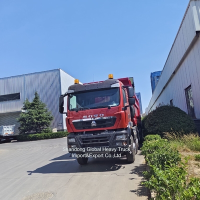 Sinotruk / HOWO Sitrak F3000 A7 371HP 8X4 6X4 Tracotor Manual Dump Tipper Kullanılmış Kamyon