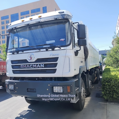 Ucuz Fiyatlı Kamyonlar Çöp Çöpçü 8*4 12 Tekerlekli Çöpçü Kamyon Fabrikası Ağır Güçlü Shacman Çöpçü