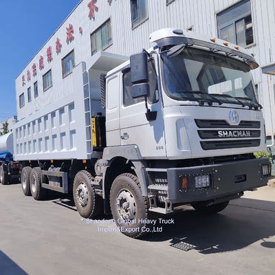 Shacman 30m3 Largo Kutusu 8X4 12 Tekerlekli Ağır Güçlü Çöp Kamyonu 400HP Dizel Motor Yeni Durumlu Çöp Kamyonu