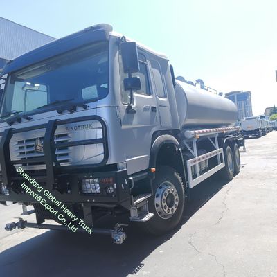 HOWO 6x4 Su Tanker Kamyonu 20000 Litre Yağmurlama Kamyonu, Korozyona Dayanıklı Tanklı
