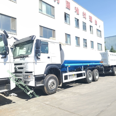 Sino HOWO Marka 6*4 20000L İçme Suyu Tanker Kamyonu Paslanmaz Çelik Su Tankeri