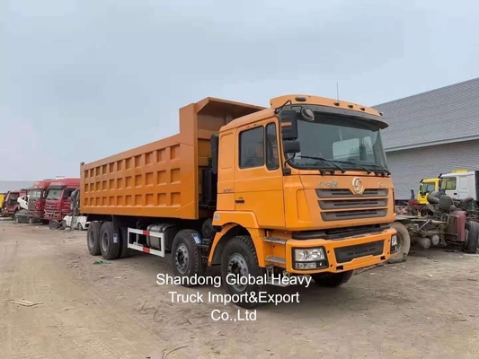 İkinci el Shacman 8*4 12 Tekerlekli F3000 X3000 Çöp Kamyonu Çöp kamyonları