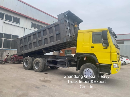 Kullanılmış HOWO Kamyon 8X4 /6X4 Damperli Kamyon Sinotruk Damperli Kamyon 10 Tekerlekli 50 Tonluk Kamyon Kullanılmış Damperli Kamyon