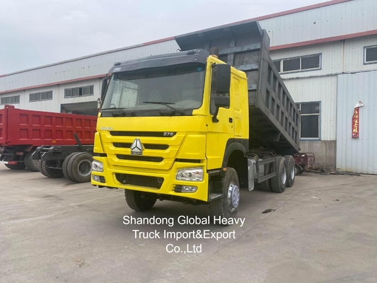 Kullanılmış HOWO Kamyon 8X4 /6X4 Damperli Kamyon Sinotruk Damperli Kamyon 10 Tekerlekli 50 Tonluk Kamyon Kullanılmış Damperli Kamyon