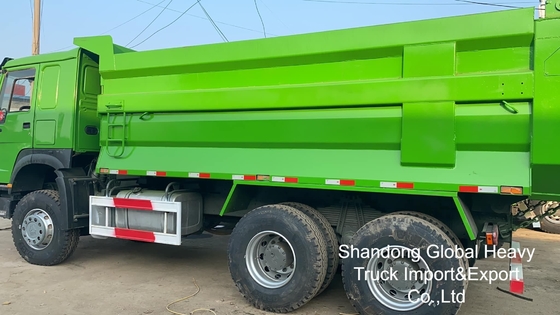 Kullanılmış Sinotruk HOWO 6X4/8X4 A7/T7 10/12 Wheeler 371hp 18-25cbm Heavy Duty Tipper Dump Truck