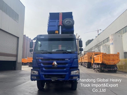 Çin Sinotruk HOWO Kullanılmış 371/375HP 8X4 Sağdan Direksiyonlu Mini Damperli Kamyon stokta