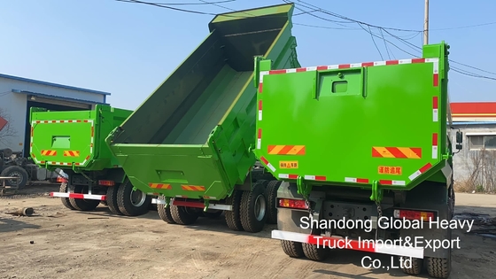 Kullanılmış Sinotruk HOWO 6X4/8X4 A7/T7 10/12 Wheeler 371hp 18-25cbm Heavy Duty Tipper Dump Truck
