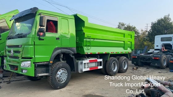 Kullanılmış Sinotruk HOWO 6X4/8X4 A7/T7 10/12 Wheeler 371hp 18-25cbm Heavy Duty Tipper Dump Truck