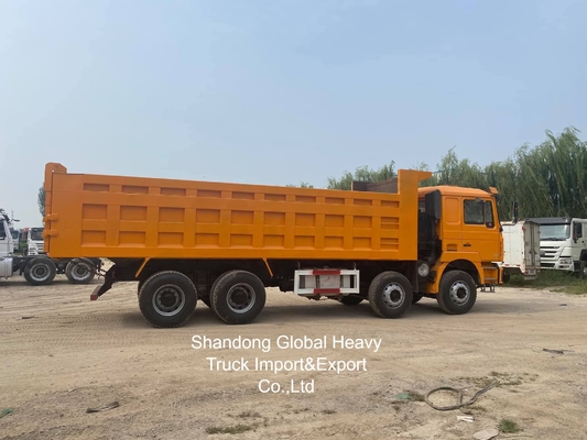 İkinci el Shacman 8*4 12 Tekerlekli F3000 X3000 Çöp Kamyonu Çöp kamyonları