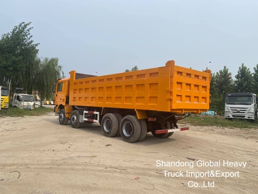 İkinci el Shacman 8*4 12 Tekerlekli F3000 X3000 Çöp Kamyonu Çöp kamyonları