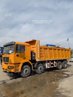 İkinci el Yüksek Kaliteli Shacman 8*4 12 Tekerlekli 380hp F3000 X3000 f2000 Damperli Kamyon