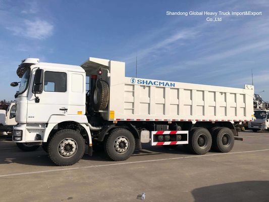 Zambia Madenciliği için 420HP motorlu ve yüksek dayanıklılıklı çelik gövdeli Shacman 8×4 atık kamyonu