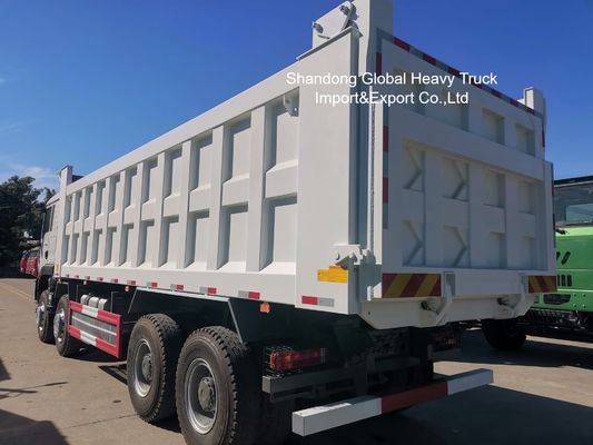 Zambia Madenciliği için 420HP motorlu ve yüksek dayanıklılıklı çelik gövdeli Shacman 8×4 atık kamyonu