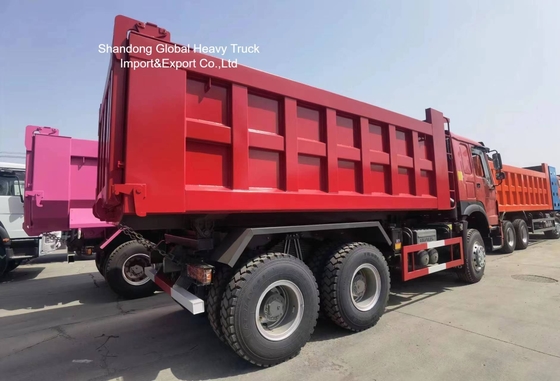 Çin Orijinal Marka HOWO / Shacman 380hp/371hp 6X4 8X4 10/12 Tekerlekli Maden Çöp Kamyonu