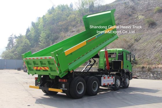 Sinotruk HOWO 420HP motorlu ve ağır madencilik için güçlendirilmiş kargo gövdesine sahip 8×4 atık kamyonu