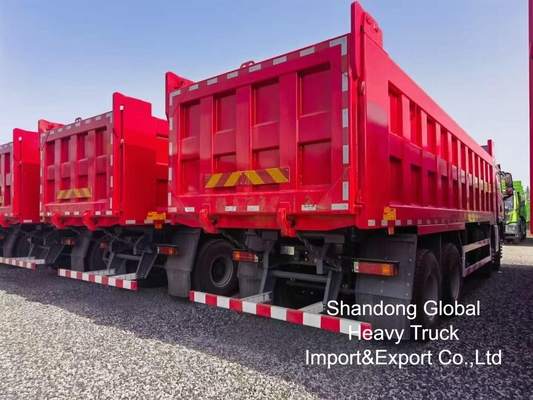 Çin Orijinal Marka HOWO / Shacman 380hp/371hp 6X4 8X4 10/12 Tekerlekli Maden Çöp Kamyonu