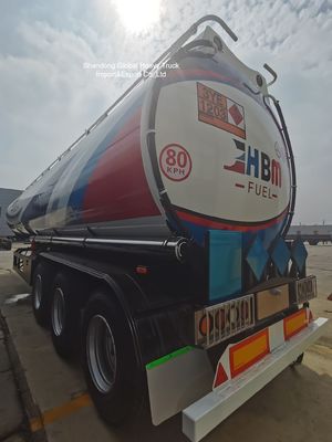45000 Litre 3 Dingilli Yakıt Tanker Yarı Römorku (Dizel Taşıma İçin)