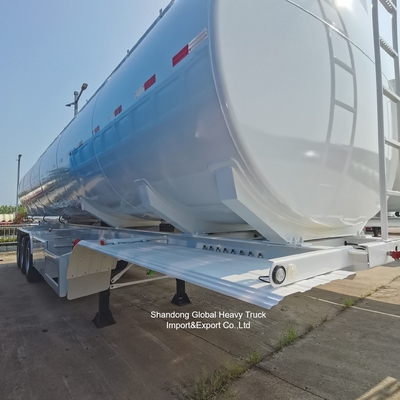 3 Eksel 45000L Karbon Çelik Yakıt Tankörü Yarım Rel