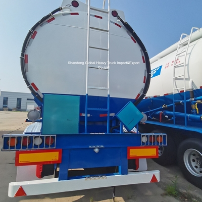 3 Eksel 45000L Karbon Çelik Yakıt Tankörü Yarım Rel