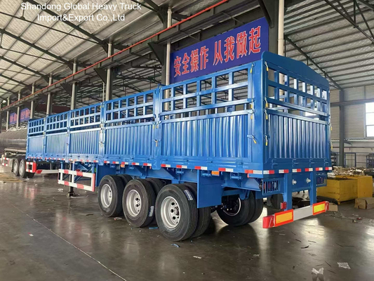 3 Dingil 60 Ton Kafesli Yarı Römork Canlı Hayvan Taşımacılığı İçin