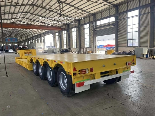 3 Eksel 60 Ton Ağır Görevli Fuwa Ekselleri ile Alçak Yataklı Yarım Rel