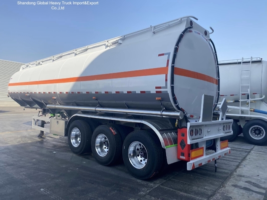 3-Akslı 45000L Dizel Benzin Tanker Yarı Römork ABS Frenli