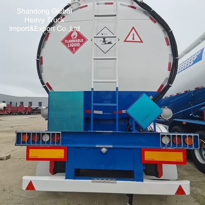 3-Akslı 45000L Dizel Benzin Tanker Yarı Römork ABS Frenli