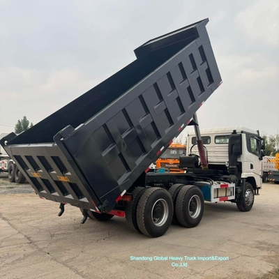 Yeni Shacman X3000 6×4 Çöp Kamyonu, 380-420 HP motorlu ve 30-35 ton ağır inşaat yükü