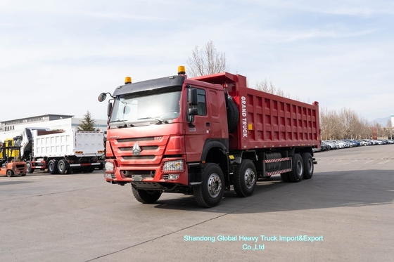 HOWO Çöp Kamyonu 371HP 375HP 8X4 40t-60t Afrika için mükemmel durumda yükleme