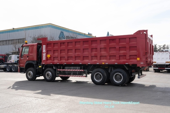 HOWO Çöp Kamyonu 371HP 375HP 8X4 40t-60t Afrika için mükemmel durumda yükleme
