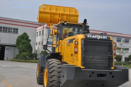 Toprak taşıma makineleri Yeni 5 tonluk Zl50g Zl50gn Zf vitesli tekerlekli yükleyiciler