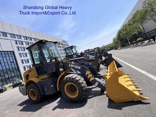 XCMG LW180K 1.8 Ton Tekerlekli Yükleyici Yol İnşaatı ve Madencilik İçin