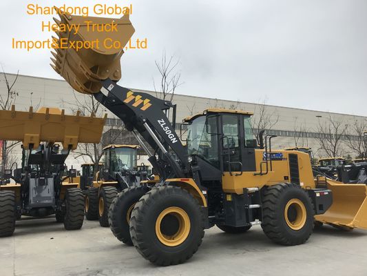 XCMG XC958 5,5 tonluk tekerlekli yükleyici 3.2 m3 kova ve 162 kW motor gücü ile