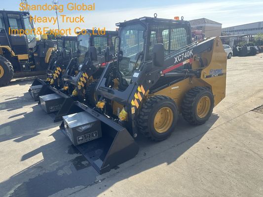 xcmg Tekerlekli yükleyici Çin Yeni Mini Küçük Backhoe CE EPA Euro 5 Yüksek Kalite Popüler Xc740K