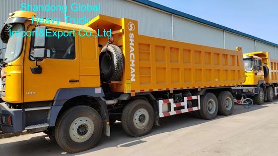 Shacman F3000 400HP dizel motorlu ve ağır yük inşaatı için ön kaldırma tarzı 8×4 atık kamyonu
