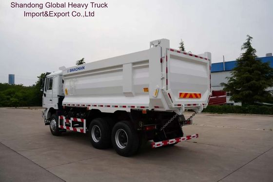 Shacman F3000 FAST 12 vitesli manuel vitesli MAN 16T arka aksları ve 400L Alüminyum alaşımlı tanklı ağır yüklü atık kamyonu