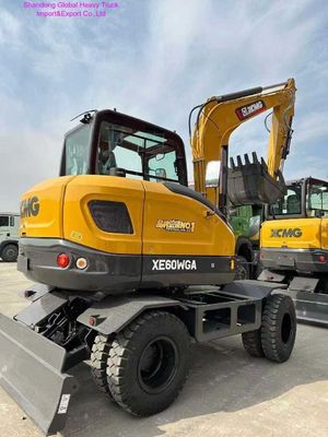 Yüksek Verimli 7 Ton Tekerlekli Ekskavatör, 0,23m³ Kapasite ve 48 kW Motor ile Toprak İşleri İçin