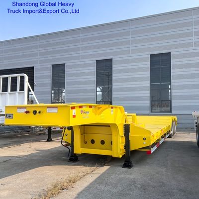 3-Axle Low Bed Semi-Trailer 80 Ton Capacity 13m Length