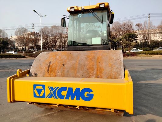 XCMG XS203J 20 Ton Tek Davul Vibratory Road Roller, 132 kW Motorlu Ağır Güçlü Sıkıştırma