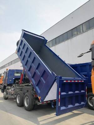 Kullanılmış HOWO Çöp Kamyonu 40 Ton 6X4 400HP Ağır Görevli Sinotruk Çöp Kamyonu Madencilik ve İnşaat için