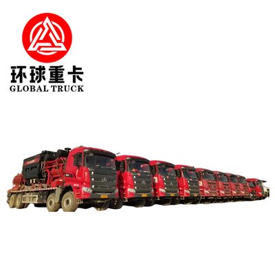 Petrol sahası çatlatma ünitesi kamyonu, yüksek basınçlı pistonlu pompa ve petrol sondajı için 8x6 tahrik konfigürasyonu ile 2800HP